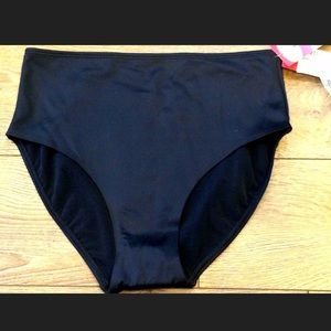 SPANX black mid rise bikini bottom